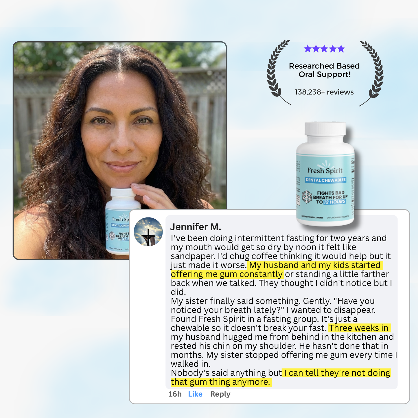 Fresh Spirit™ - 12 Hours Anti-Bad Breath Probiotic Chewable